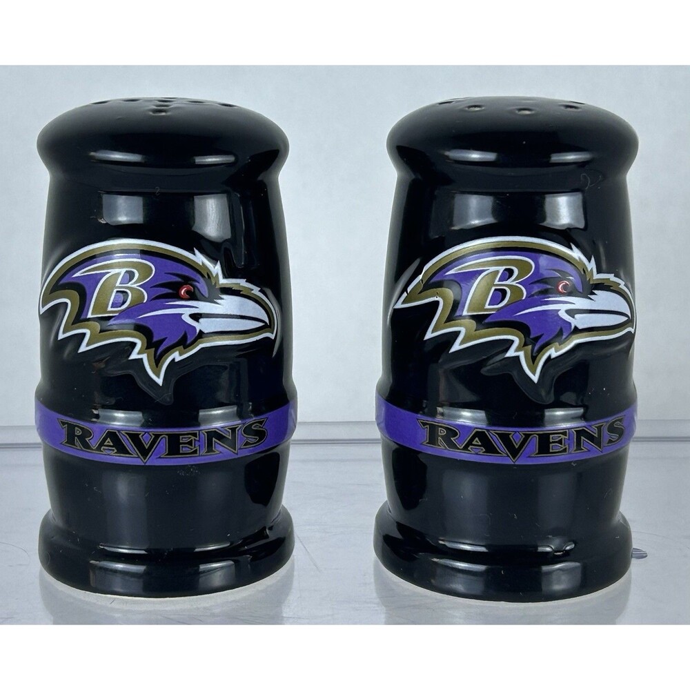 Baltimore Ravens Salt And Pepper Shakers NFL  Please Read Description